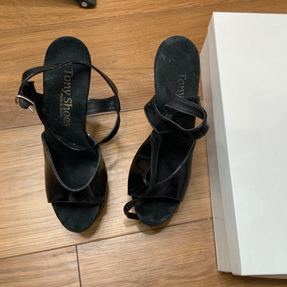 Tony Shoes Black Platform Heels